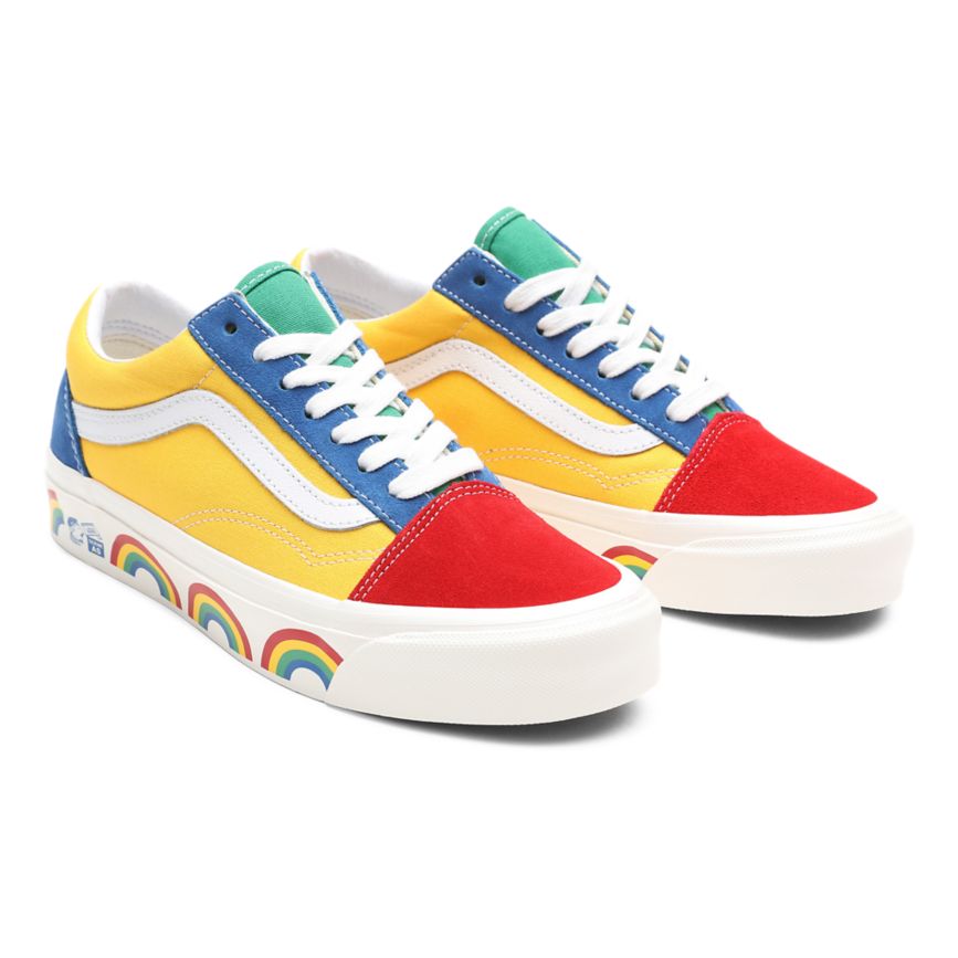 Vans Anaheim Factory Old Skool 36 DX Dam Olika Färger - Vans Låga Skor Billigt (SKDCO7895)